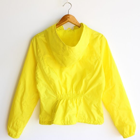 NWOT U.S. Polo Assn. Hooded Yellow Rain Jacket - Picture 3 of 10